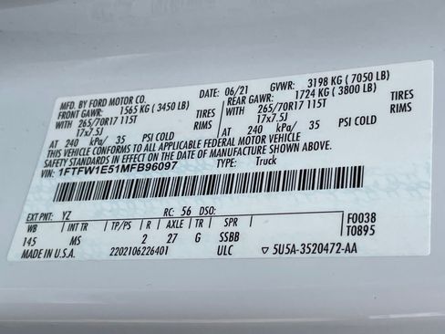 Used 2021 Ford F150 XLT w/ Equipment Group 301A Mid image 32