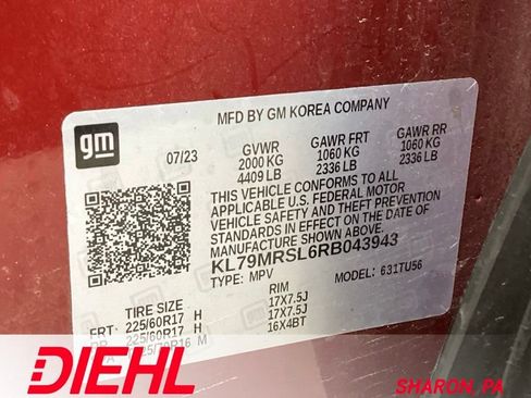 Used 2024 Chevrolet TrailBlazer LT w/ Convenience Package AWD/4WD image 9