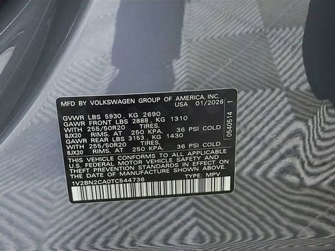 New 2026 Volkswagen Atlas SEL AWD/4WD image 36