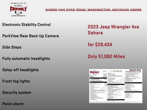 Used 2023 Jeep Wrangler Unlimited Sahara w/ Cold Weather Group AWD/4WD image 7