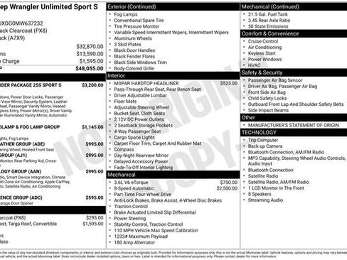 Used 2021 Jeep Wrangler Unlimited Sport AWD/4WD image 29