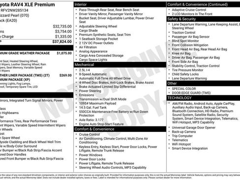 Used 2022 Toyota RAV4 XLE Premium AWD/4WD image 6