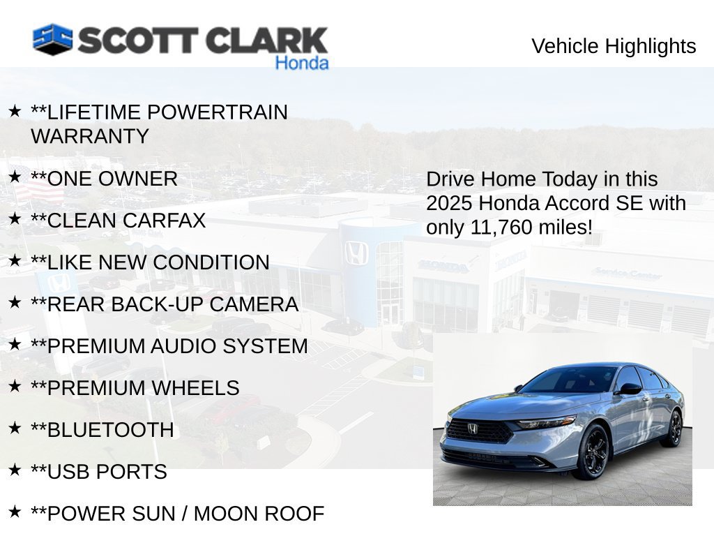 Used 2025 Honda Accord SE image 11