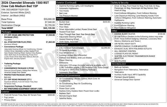 New 2026 Chevrolet Silverado 1500 RST AWD/4WD image 24