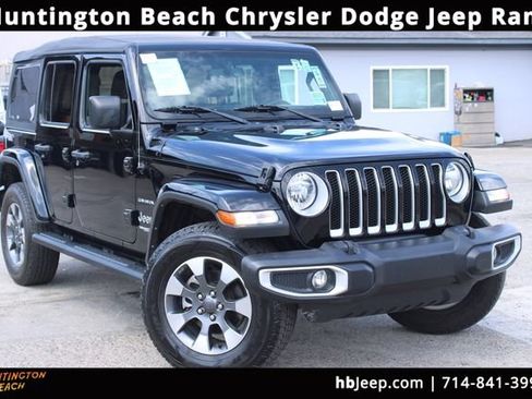 Used 2022 Jeep Wrangler Unlimited Sahara AWD/4WD image 1