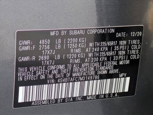 Used 2021 Subaru Outback Premium AWD/4WD image 27
