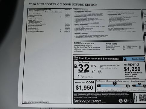 New 2026 MINI Cooper 2-Door Hardtop image 39