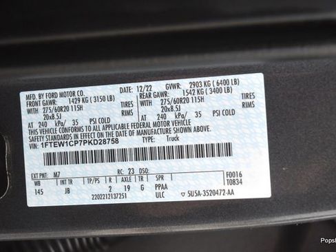 Used 2023 Ford F150 XL w/ STX Appearance Package RWD image 20