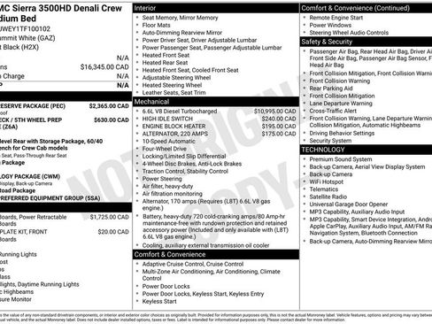 Used 2026 GMC Sierra 3500 Denali w/ Denali Reserve Package AWD/4WD image 31
