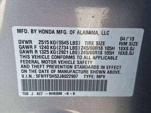 Used 2018 Honda Pilot EX-L image 19