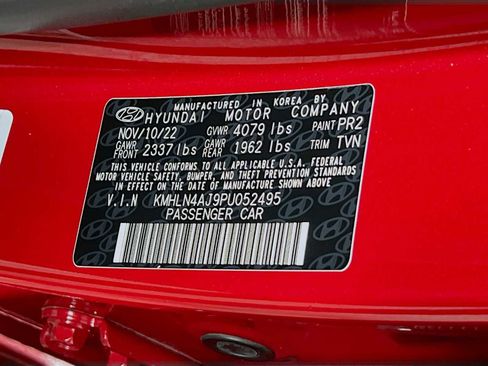 Certified 2023 Hyundai Elantra Limited w/ Cargo Package image 33