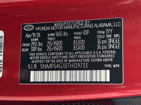 New 2026 Hyundai Santa Fe Calligraphy FWD image 33