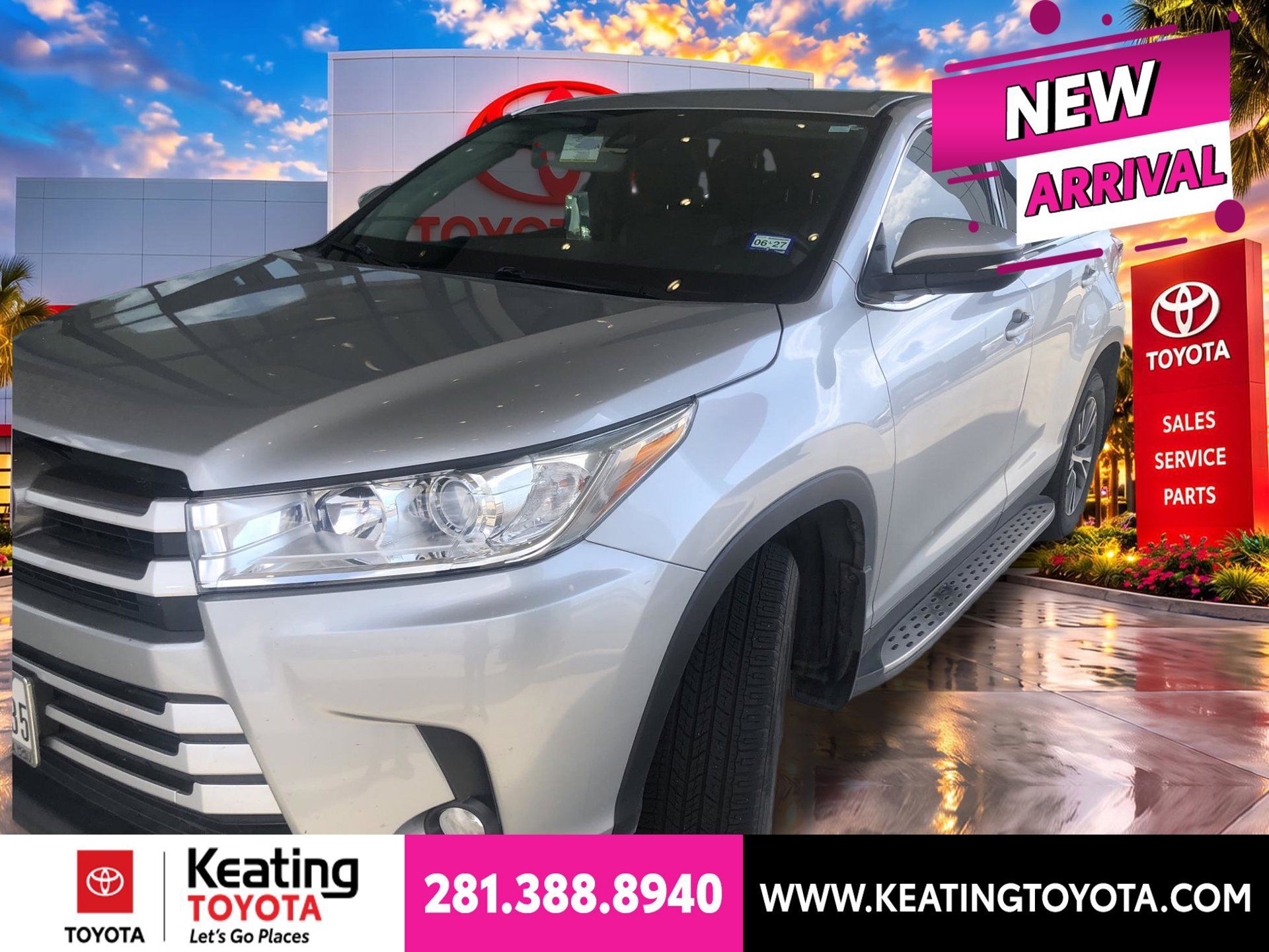 Used 2019 Toyota Highlander Plus FWD image 1