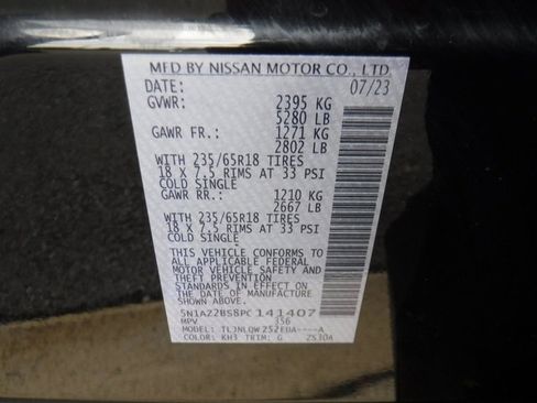 Used 2023 Nissan Murano SV image 42