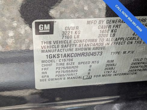 Used 2017 GMC Yukon SLE w/ SLE Value Package RWD image 21