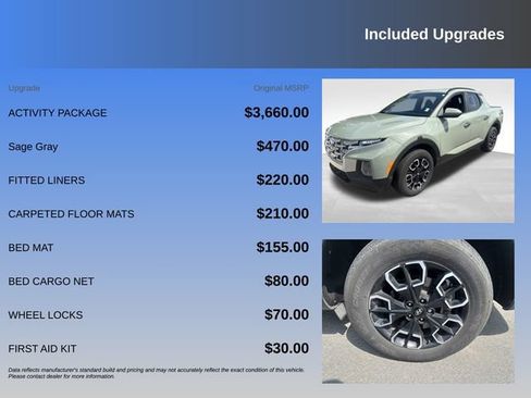 Certified 2024 Hyundai Santa Cruz SEL w/ Activity Package AWD/4WD image 7