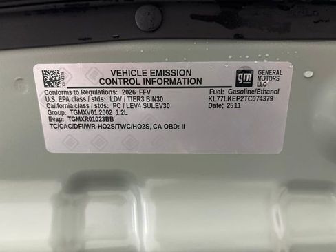 New 2026 Chevrolet Trax ACTIV w/ Sunroof Package image 17