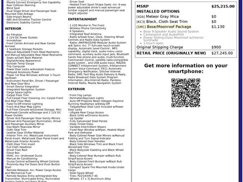 Used 2016 MAZDA CX-5 Touring w/ Bose/Moonroof Package image 3