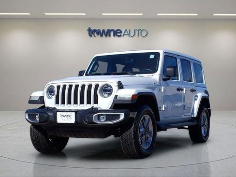 Used 2022 Jeep Wrangler Unlimited Sahara w/ LED Lighting Group AWD/4WD image 1