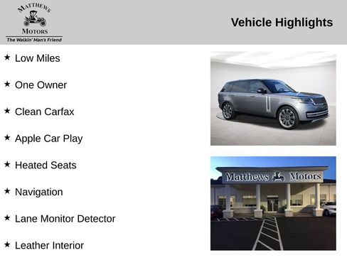 Used 2023 Land Rover Range Rover Long Wheelbase Autobiography image 14