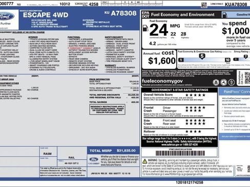 Used 2019 Ford Escape SEL image 47