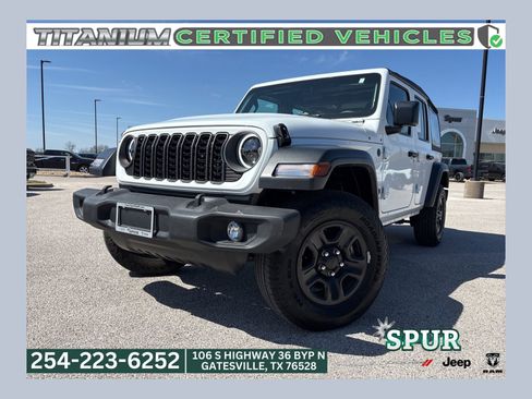 Used 2025 Jeep Wrangler Sport image 1