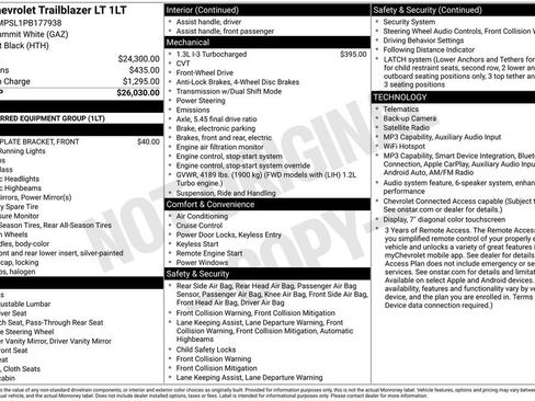 Certified 2023 Chevrolet TrailBlazer LT FWD image 19