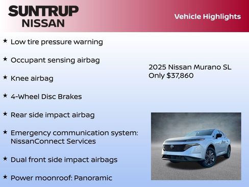 New 2025 Nissan Murano SL image 23