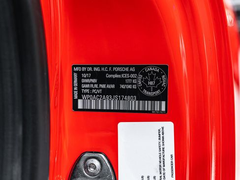 Used 2018 Porsche 911 GT3 RWD image 48