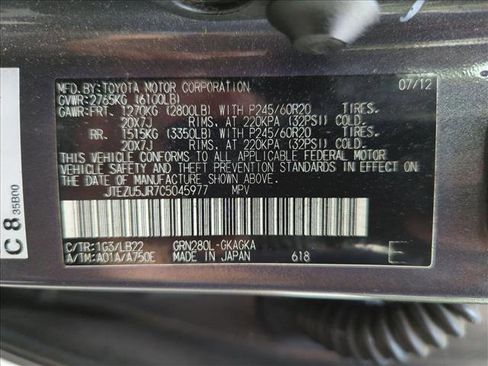 Used 2012 Toyota 4Runner Limited image 15