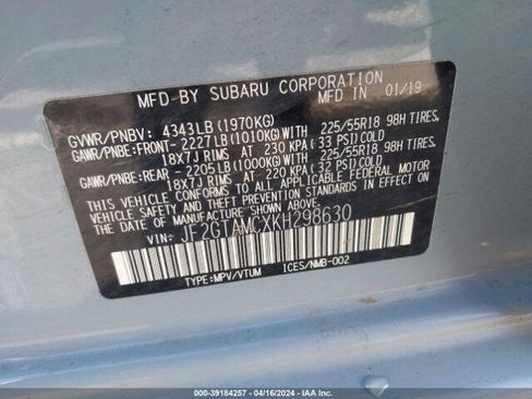 Used 2019 Subaru Crosstrek 2.0i Limited w/ Popular Package #2 image 32