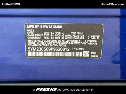 Used 2023 BMW XM AWD/4WD image 14