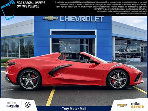 Used 2020 Chevrolet Corvette Stingray Preferred Conv w/ 2LT Preferred Equipment Group RWD image 2