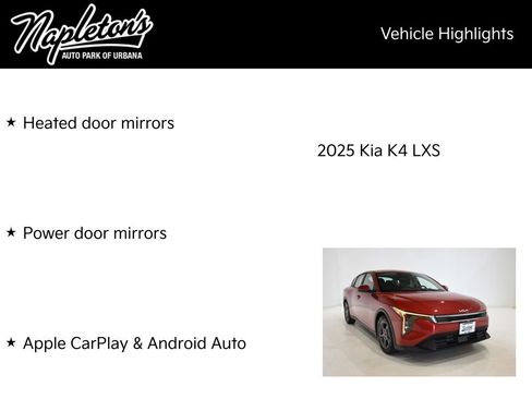 New 2025 Kia K4 LXS image 16