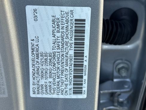 Used 2026 Honda Accord LX image 28