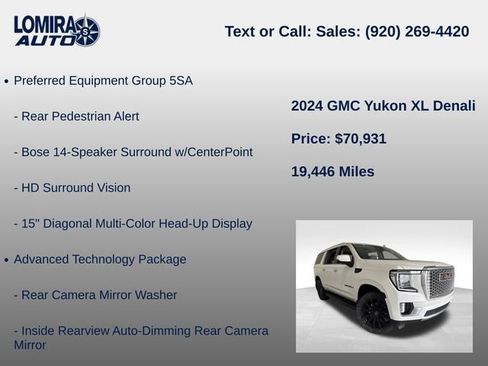 Used 2024 GMC Yukon XL Denali w/ Max Trailering Package AWD/4WD image 21