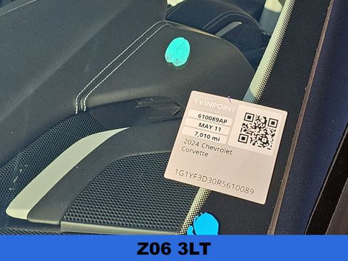 Used 2024 Chevrolet Corvette Z06 w/ Stealth Interior Trim Package RWD image 22