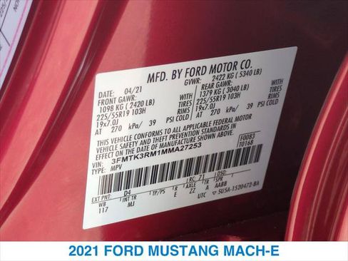 Used 2021 Ford Mustang Mach-E Premium RWD image 26