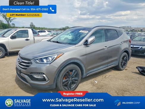 Used 2017 Hyundai Santa Fe Sport w/ 2.0T Ultimate Tech Package 05 AWD/4WD image 1