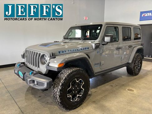 Used 2022 Jeep Wrangler Unlimited Rubicon 4xe w/ Cold Weather Group AWD/4WD image 1