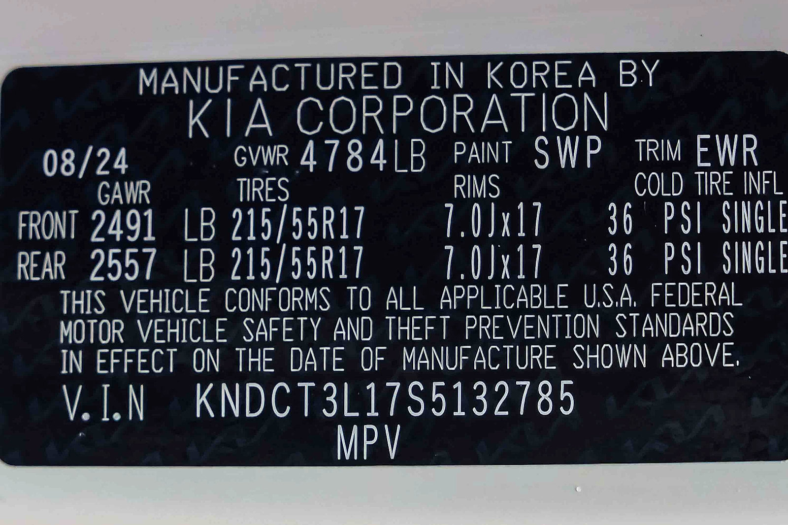 Certified 2025 Kia Niro Wave w/ Wave Preserve Package FWD image 27