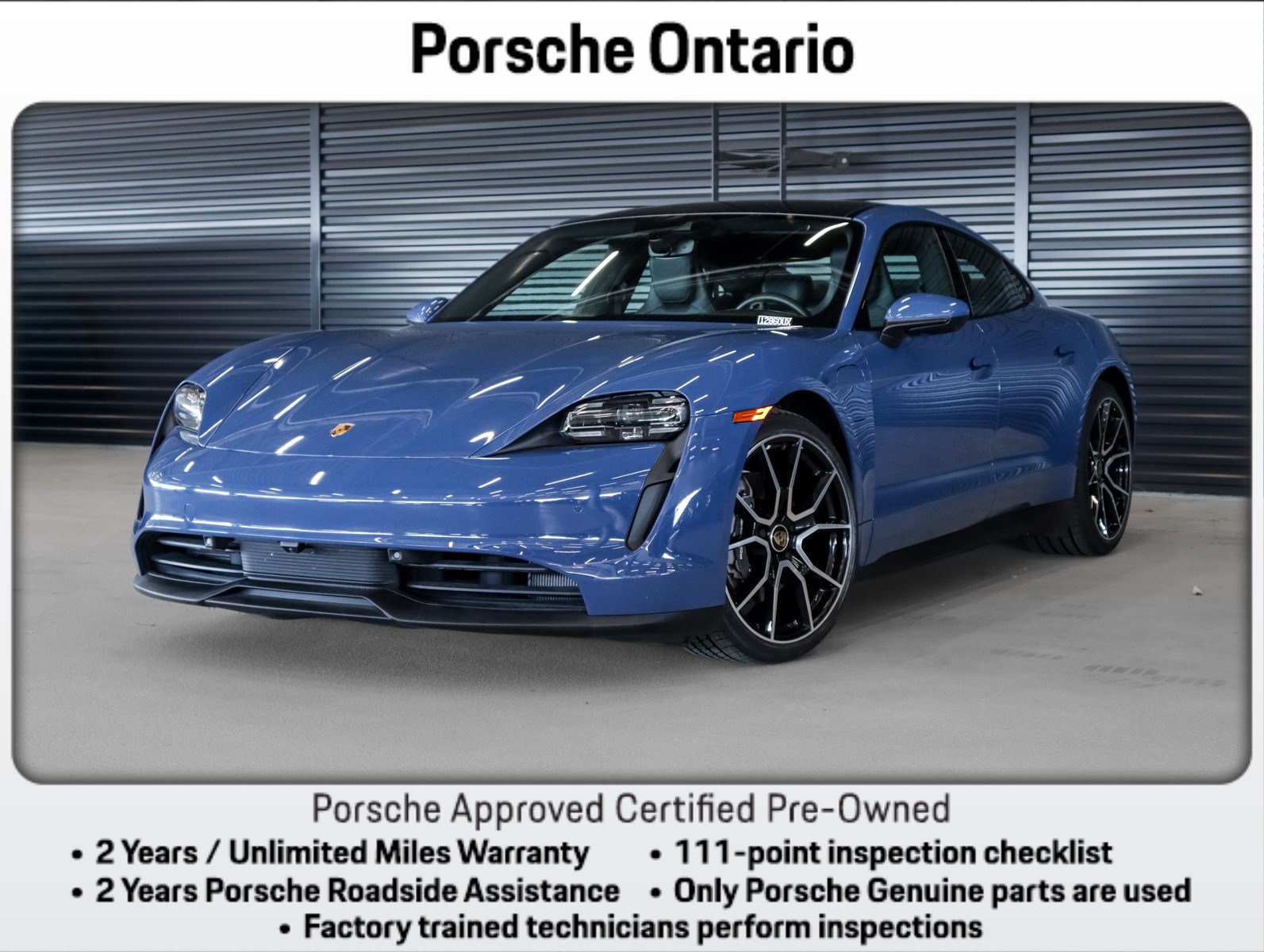 Certified 2024 Porsche Taycan w/ Premium Package RWD image 1