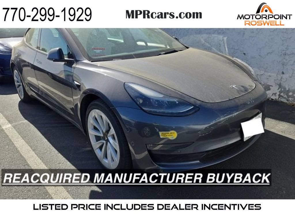 Used 2022 Tesla Model 3 Long Range AWD/4WD image 1