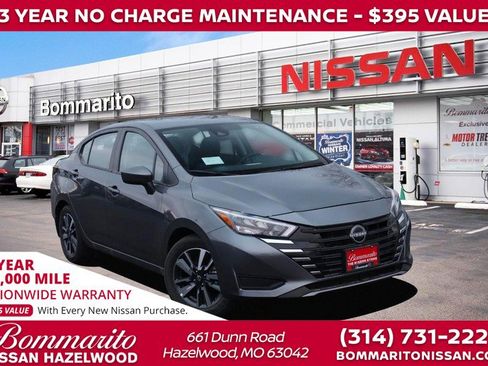New 2025 Nissan Versa SV w/ Trunk Package image 1