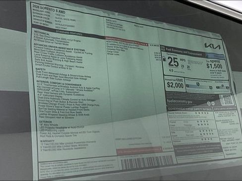 New 2026 Kia Sorento S image 14