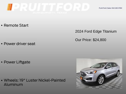 Used 2024 Ford Edge Titanium AWD/4WD image 13