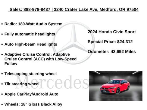 Used 2024 Honda Civic Sport image 5