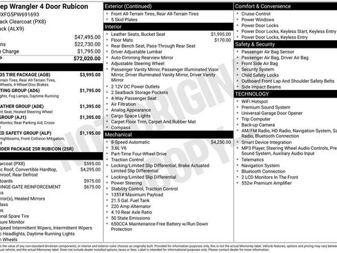 Used 2023 Jeep Wrangler Unlimited Rubicon w/ Xtreme 35 Tire Package AWD/4WD image 23