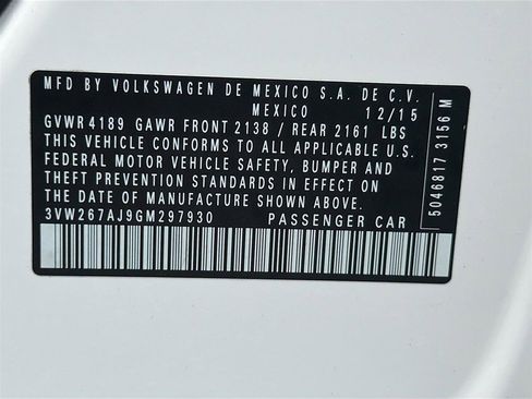 Used 2016 Volkswagen Jetta S image 32