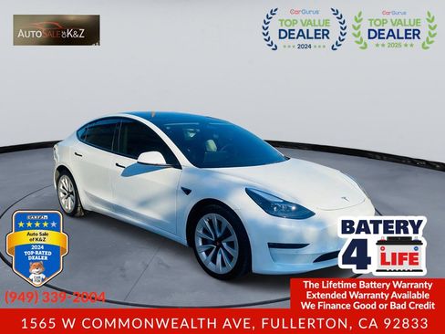 Used 2022 Tesla Model 3 Long Range AWD/4WD image 7